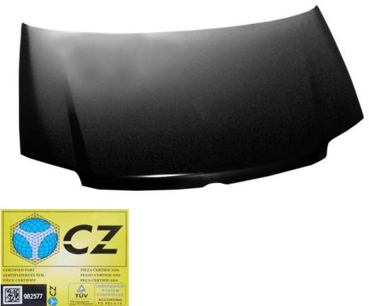 Articolo DZNZ6 - COFANO ANT FIAT PANDA 08/03> -TUV-